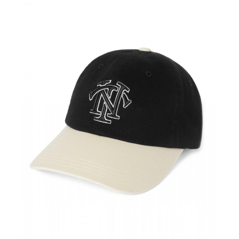 Thisisneverthat Monogram Cap Black Ivory F