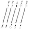 Elastic Steel Wire Keychain Lanyard for Fishing