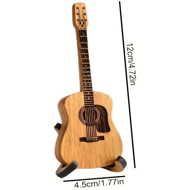 Yellow Guitar Pick Box - , Wooden Pick, Mini Guitar Design. Perfect gift for music lovers, birthdays & anniversaries. оранжевый