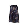 Abstract Print A-Line Midi Skirt Women Skirts Blue HB3368