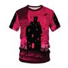 SHUNAICHI Halloween Christmas Gift Halloween Party Men's Costume 3D Digital Printing Pumpkin T-Shirt Crew Neck Loose T-Shirt Top
