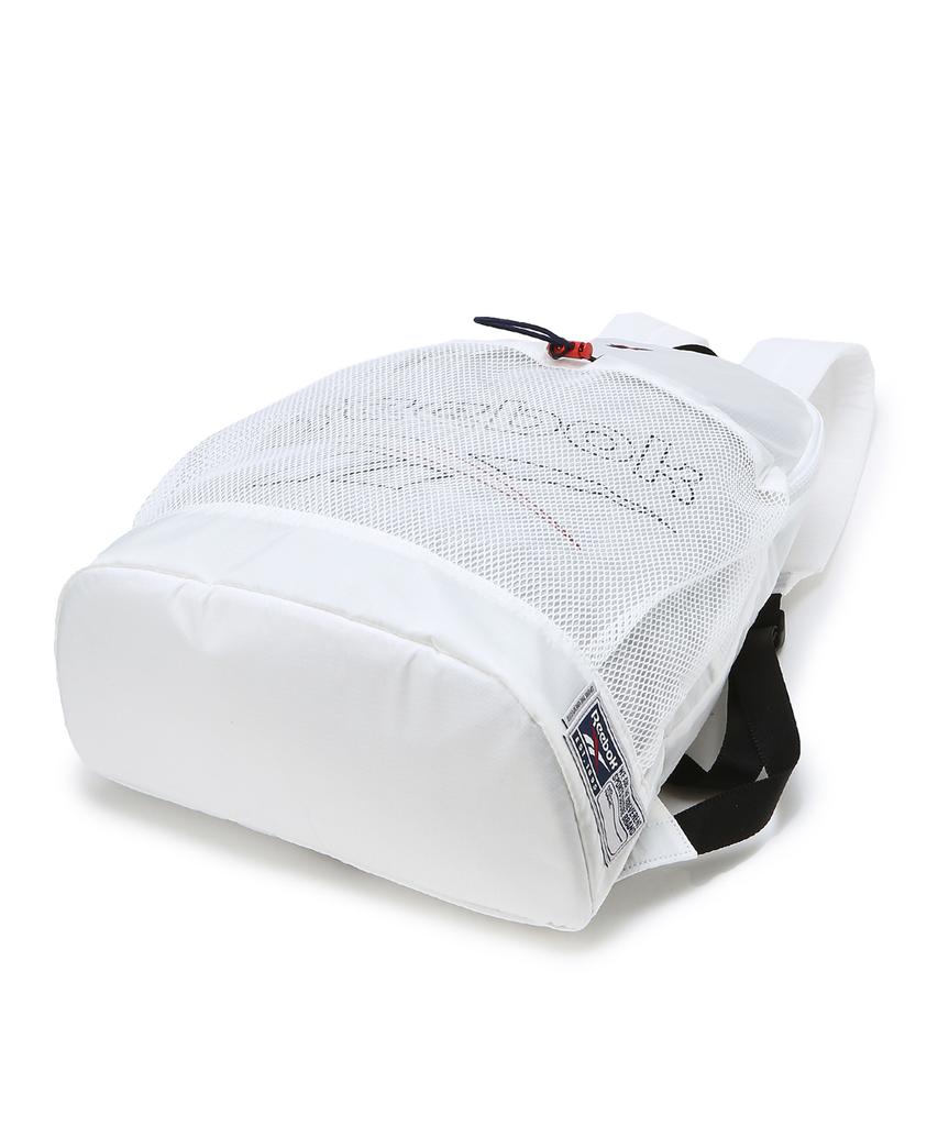 Reebok Mesh Pocket String Backpack - White