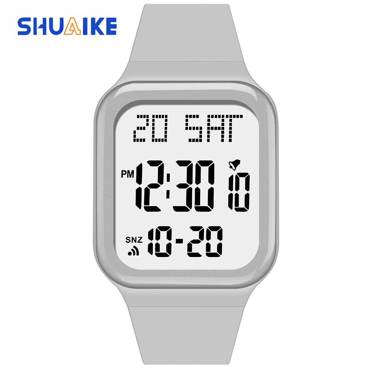 Мужские деловые часы Цифровые Модные Силиконовые Спортивные Электронные Светодиодные Цифровые Часы Мужской Будильник Досуг