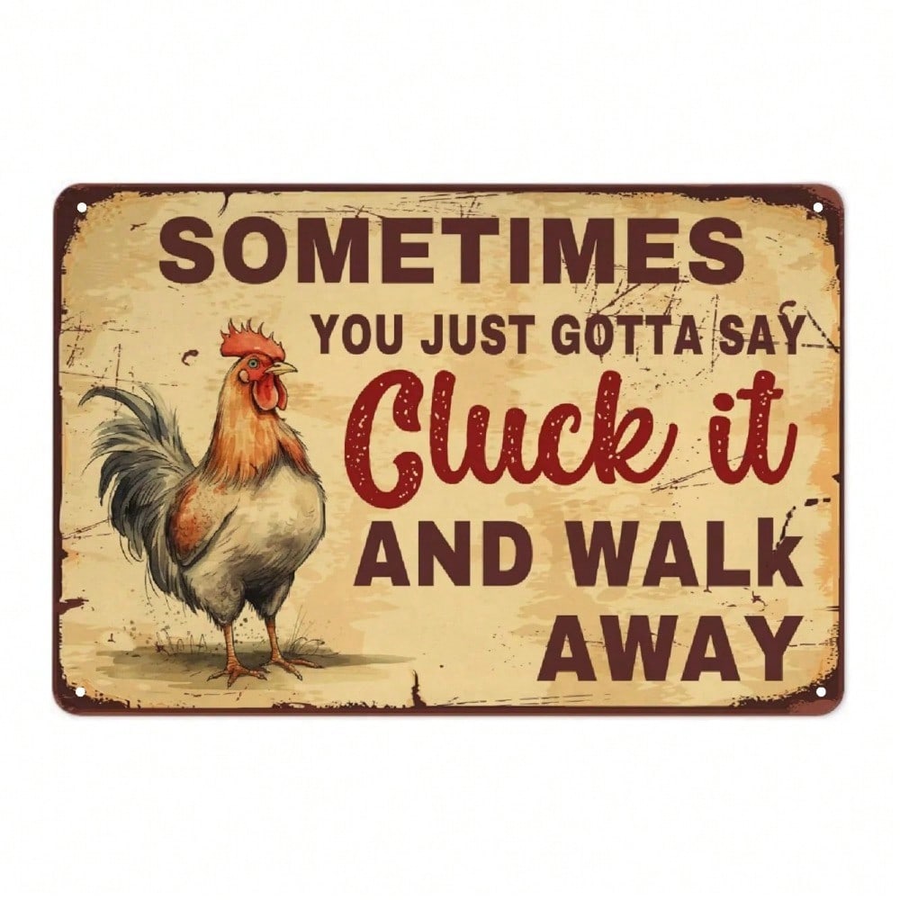 Vintage Metal Tin Sign Farmhouse Decor Wall Art Rustic Home Sign 20x30