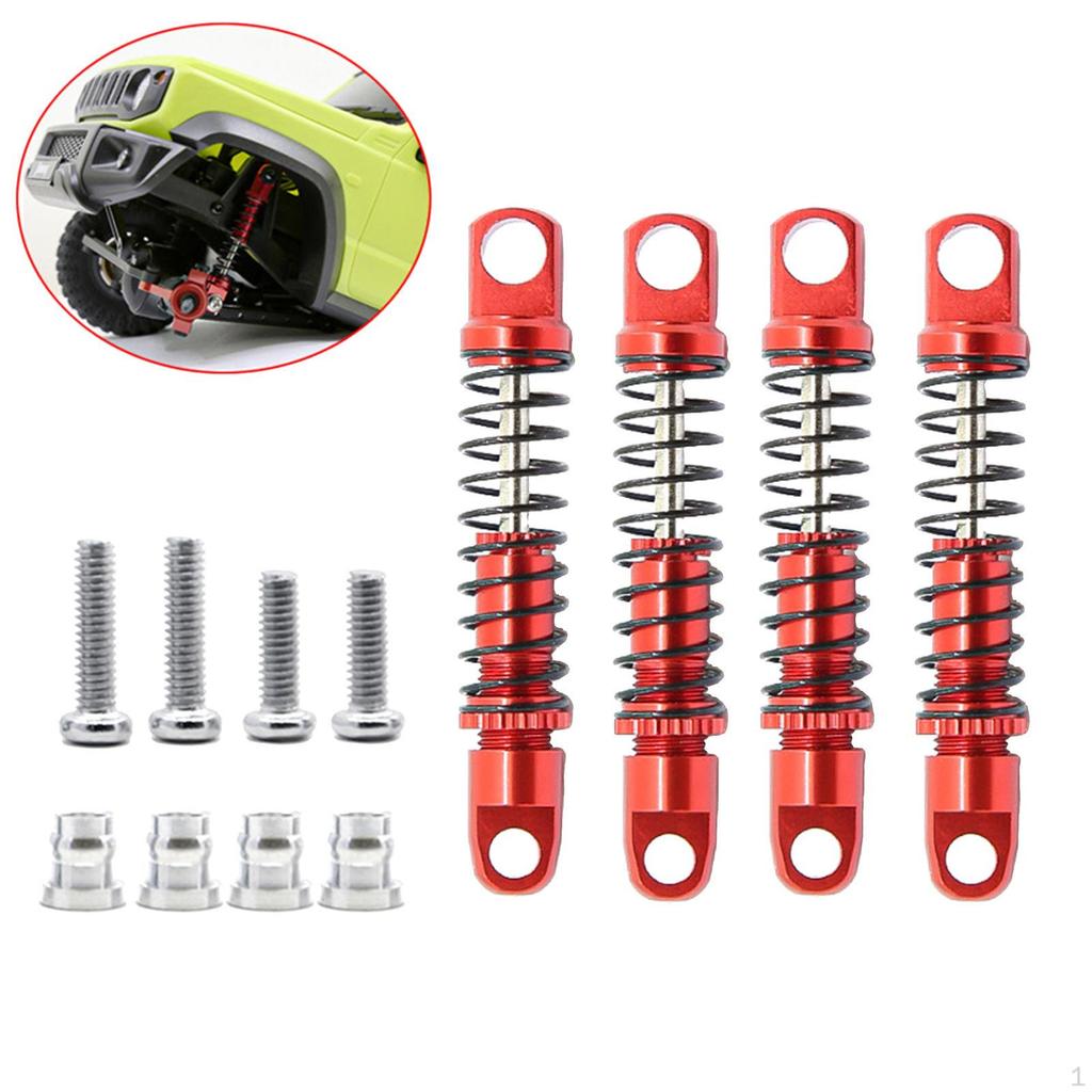 1 Set Metal Shock Absorber Damper Adjustable for XMYKC01CM 1/16 Scale RC Cralwer