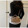 Silk Small Box Scarf Bag Stitching Detail Inner Zip Pocket Urban Bags Travel