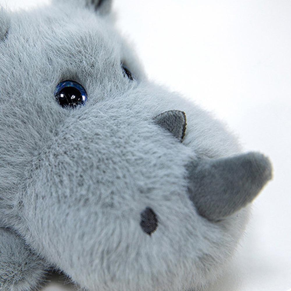 Fluffy Rhino Doll Pendant Wrist Pad Rhino Plush Doll Creative Rhino Plush Toy  Home Decor