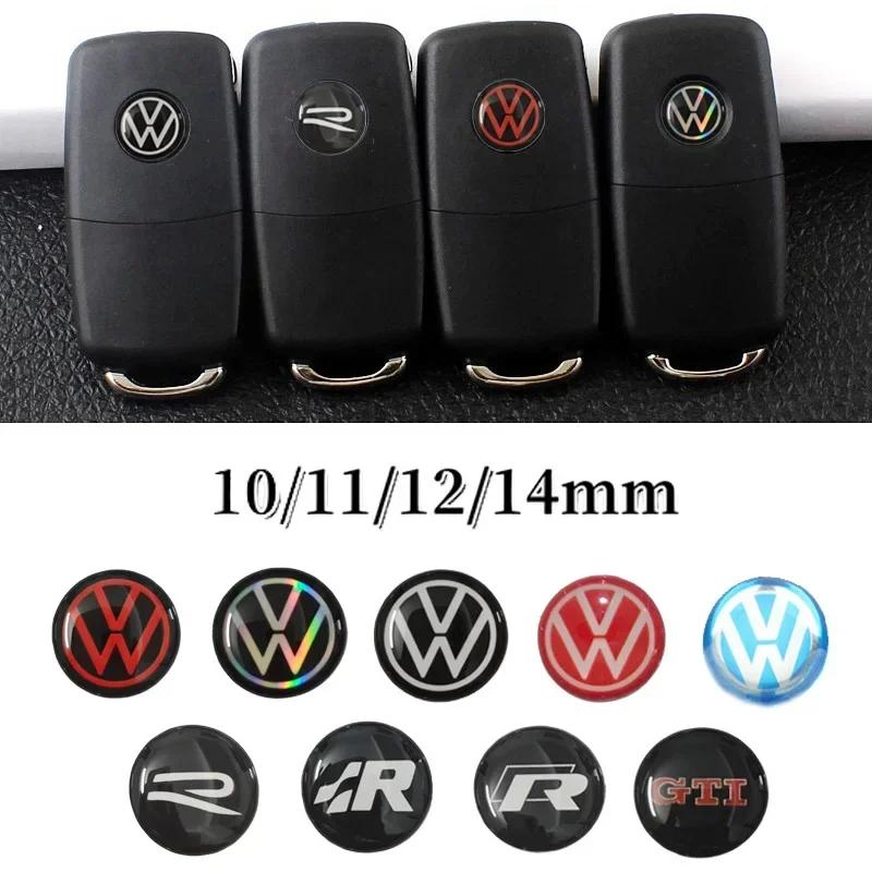 Lmn1 ·Car Key Sticker Auto Control Keychain Accessories For Volkswagen VW Rline R GTI Golf Polo Passat Magotan Tiguan Bora Jetta T-RO