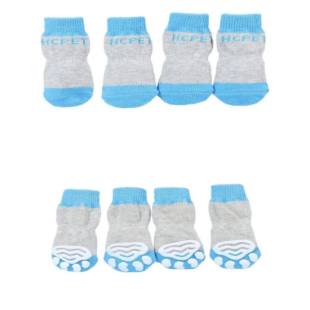 High Quality Anti Slip Pet Socks Cotton Cartoon Dog Socks Puppy Shoes