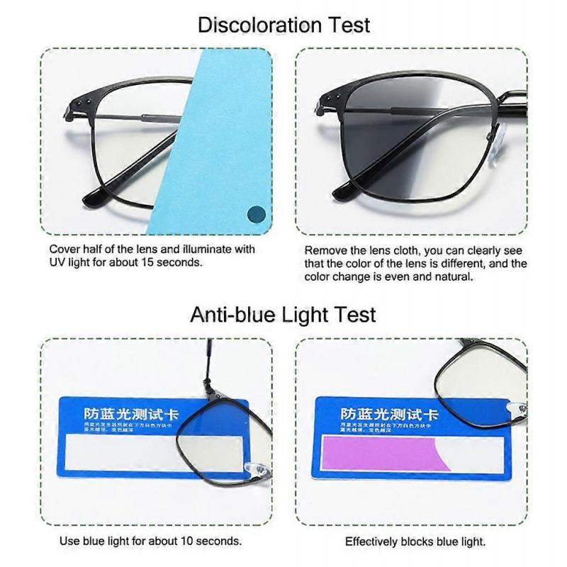 Anti Blue Light Photochromic Glasses Men Women UV400 Sunglasses Anti Radiation Lens Computer Eyeglasses Gaming Eyewear