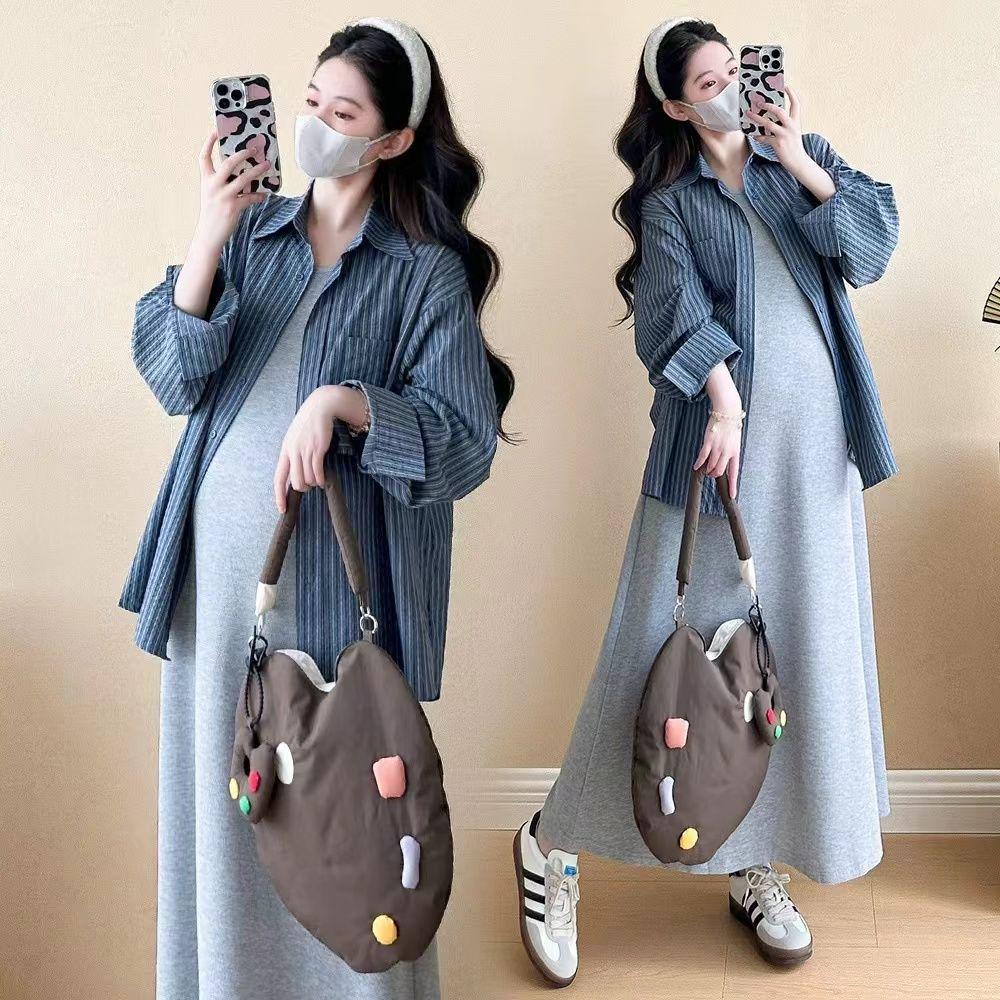 Summer 2026 Maternity Two-Piece: Stylish Vest and Long Skirt Set