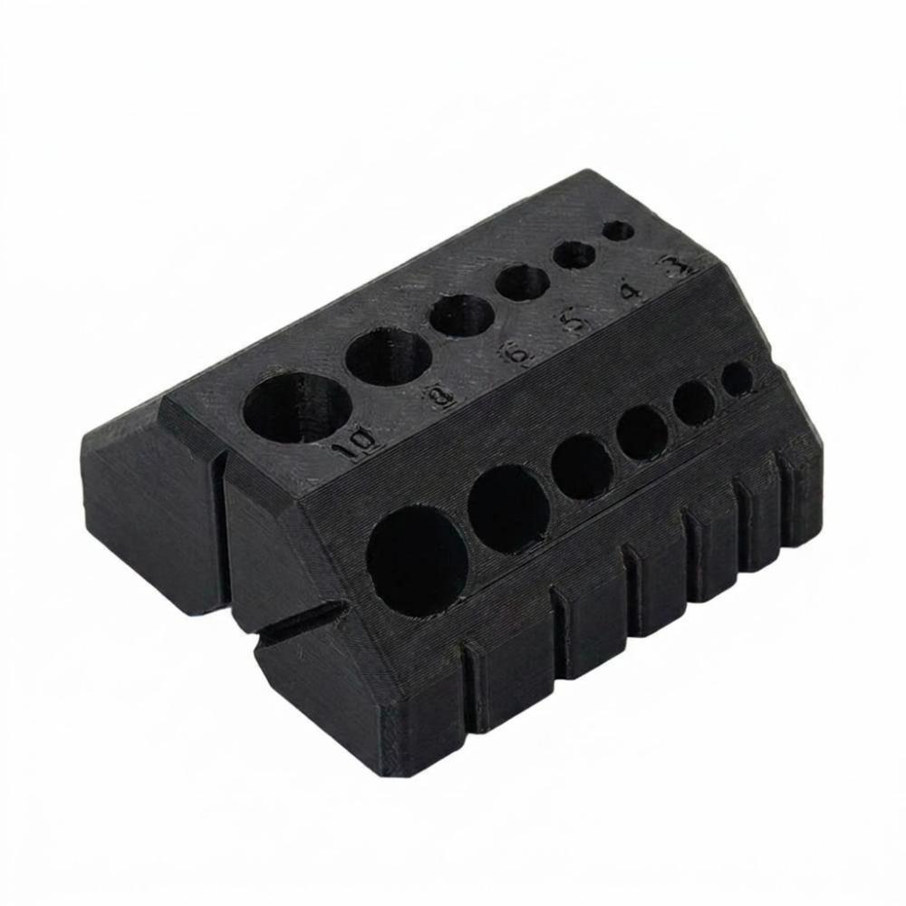 

Portable 45° 90° Drill Guide with Numerical Scale Plastic Angle Drilling Guide for Multiple Hole Sizes Drill Holder Tool чорний