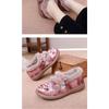 Women's Embroidered Beijing Style Slip-On Shoes, Breathable Low-Cut Comfort Flats with Soft Sole, Warm Traditional Cloth Shoes for Women