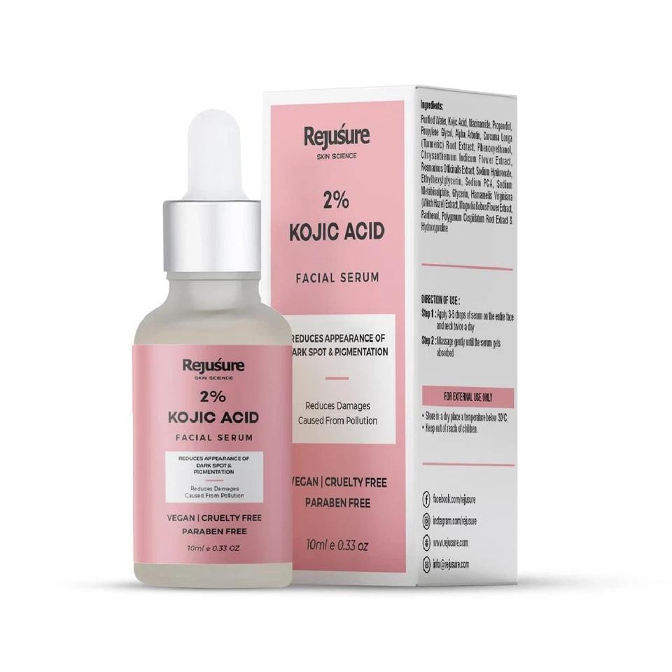 Rejusure 2% Kojic Acid Face Serum For Glowing Skin 10ml