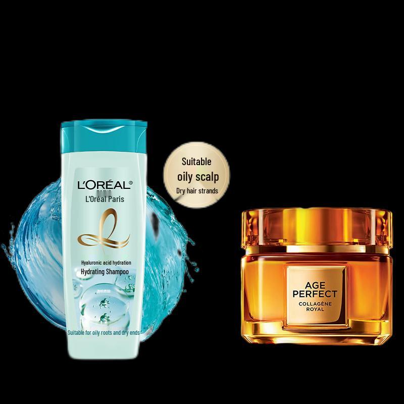 

L Oréal Hyaluronic Acid Shampoo & Honey Collagen Cream Set