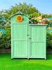Armoire de rangement extérieure étanche en bois pour outils de jardin - Anti-corrosion et protection solaire, Idéale pour une utilisation dans la cour et sur le balcon.