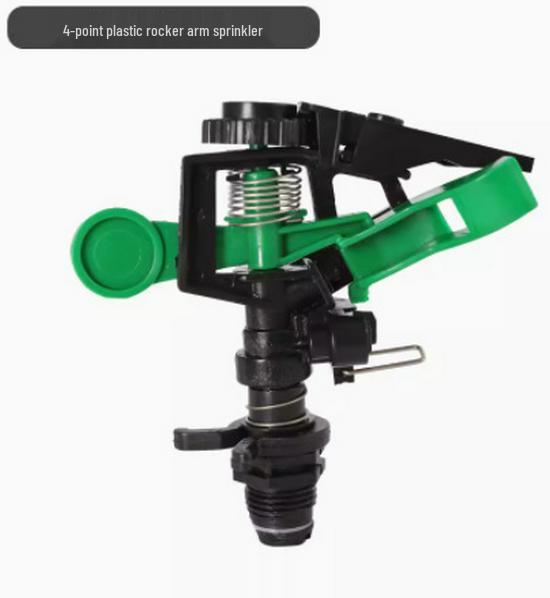 Rotating 360° Adjustable Plastic Rocker Arm Sprinkler for Lawn & Agricultural Irrigation