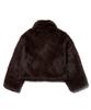 Youhee Long Hair Fur Jacket Brown