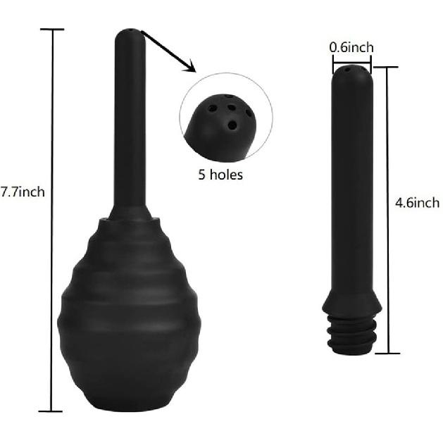 Silicone Enema Douche Back Court Intestinal Anus Adult Women's Washing Device for Men and Women Sex Care Couple Sex Toys