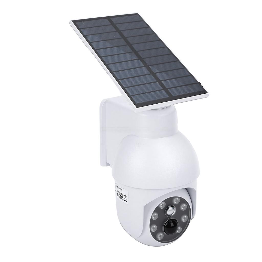 Solar Security Light 540LM Motion Sensor Outdoor IP64 Water Proof Simulation Camera LED Light for Yard