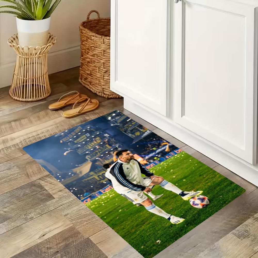 Messi Kitchen Mats Durable Bathroom Pads Comfortable Rugs Carpets For Kitchen Home Office Sink Laundry Room Bathroom Decor