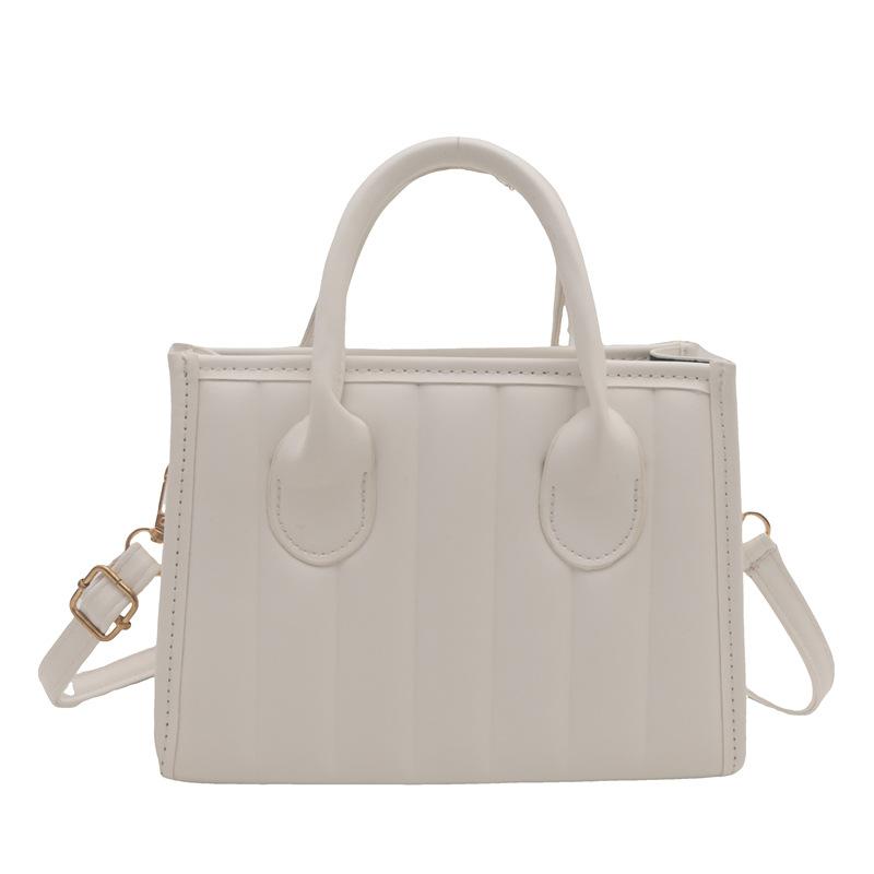 Small Square Bag Fashion Handbag Texture Pu Women'S Bag Foreign Style Shoulder Bag Simple Messenger Bag Tide