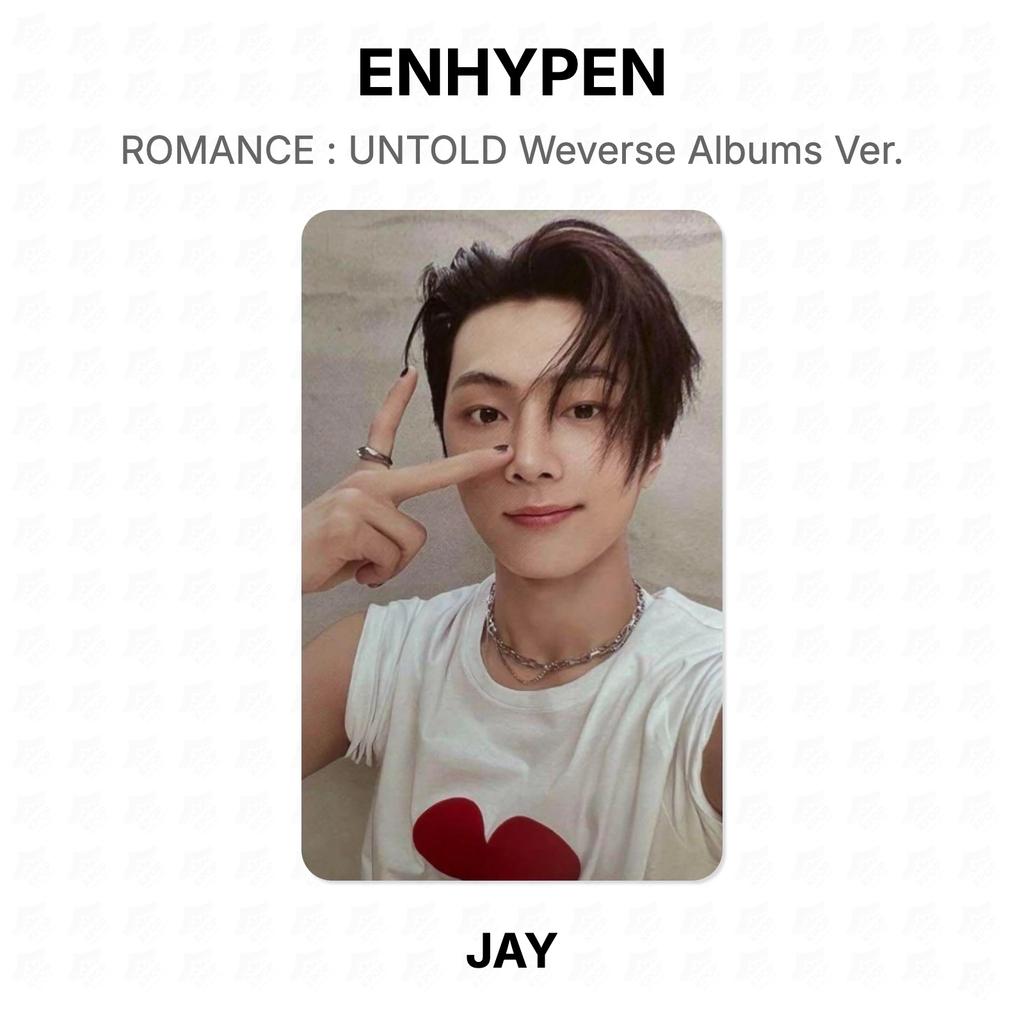 ENHYPEN ROMANTIK : UNTOLD Weverse Alben Version. Offizielle Fotokarte
