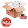 1000/500PCS English Fragile Stickers The Goods Please Handle With Care Warning Express Labels DIY Supplies