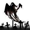 Metal Garden Stakes Weather-Resistant Halloween Planter Sculptures for Outdoor Porch Backyard Patio Front Yard Path Festival
