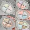 TINGTYL Gleaming Illusion Eyeshadow: Four-Color Shimmer, Chameleon Iridescent, Sheer Highlight