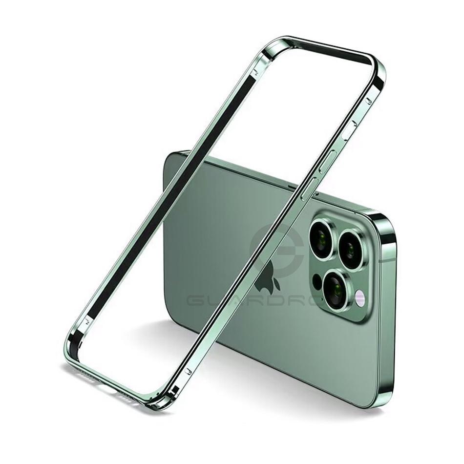 Light Alloy Bumper Case For For Iphone 12 13 14 Plus 1 16 17 Pro Max Thin Aluminum Metal Frame Protective Back Acccessories