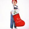 Large Christmas Gift Bag for Santa and Christmas Presents Claus, Stockings, (Red 2)