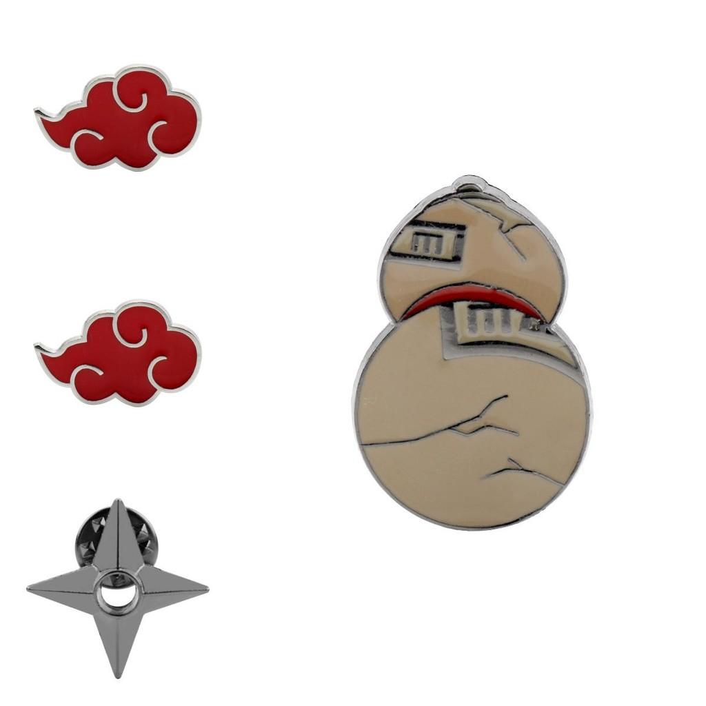 Naruto Cherry Blossom Alloy Badge With Embossed Rinnegan For Anime Fans
