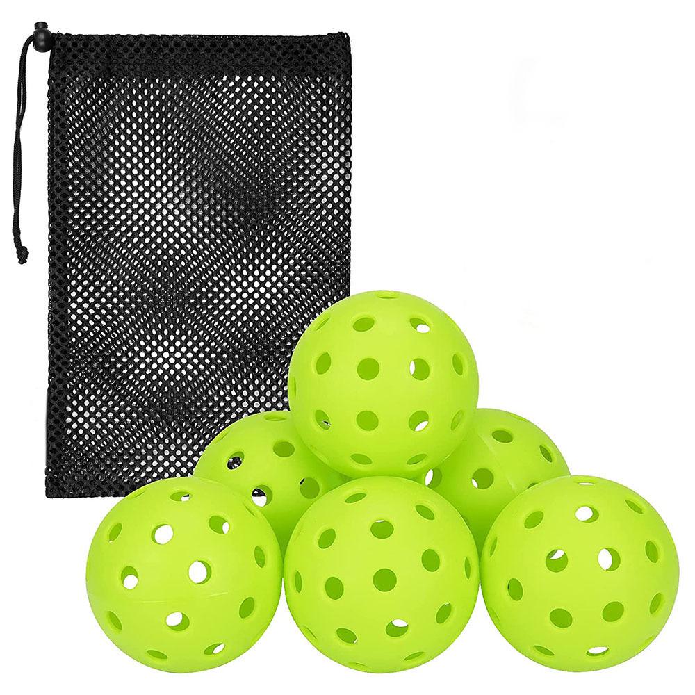 74mm Luminous Pickleball, 40-Hole Rotational & Injection Molded
