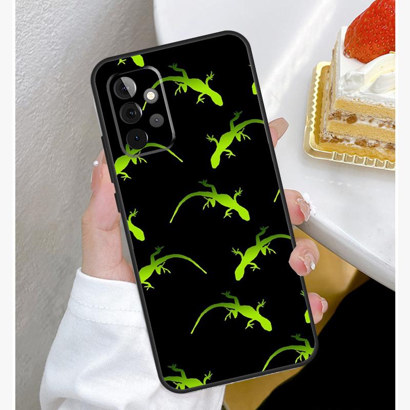 Lizards Geckos Case For Samsung Galaxy A55 A35 A15 A14 A34 A54 A73 A53 A33 A23 A13 A12 A32 A52 A51 Cover