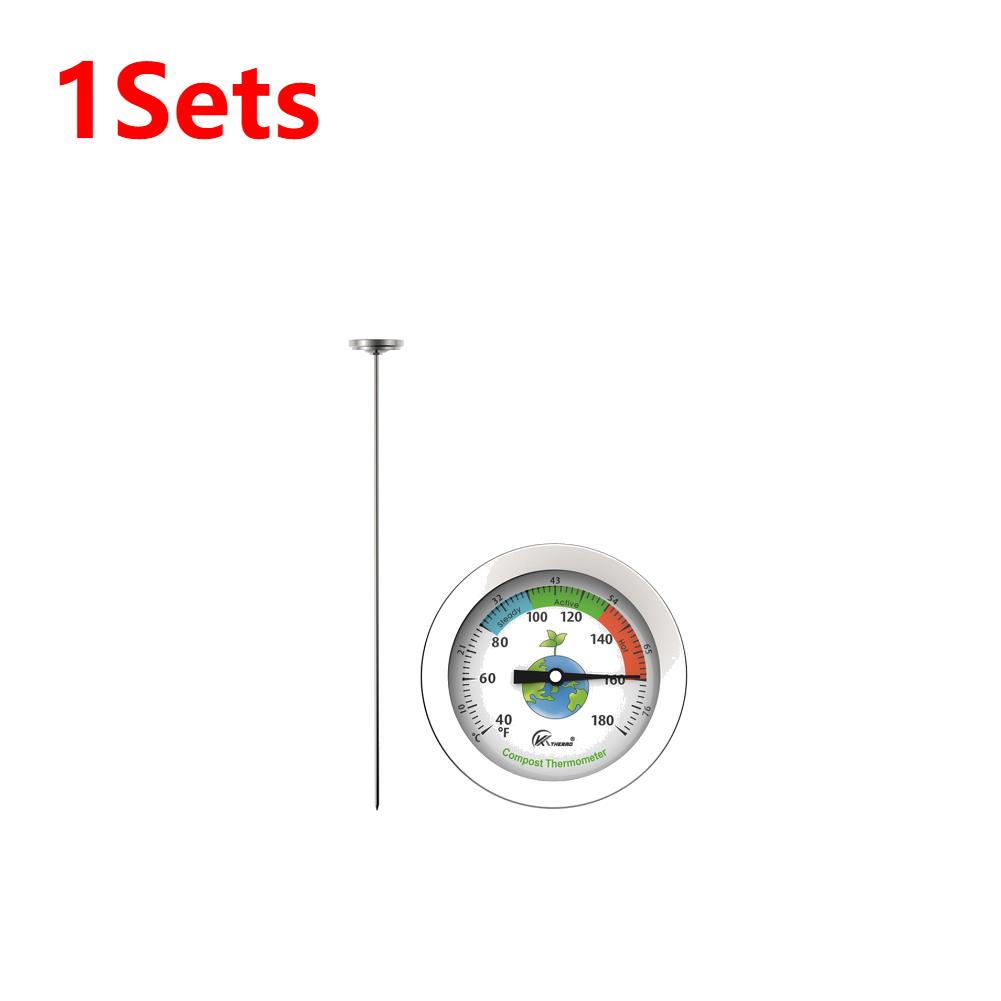 

Термометр для почвы из нержавеющей стали 50 см, тестер температуры, зонд для измерения температуры