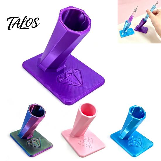Příslušenství pro Diamond Art Držák na malovací pero, 3D tištěný stojánek, Pouzdro na ukládání vrtáků Stolní organizér na pera, Bodkovací nástroje, Potřeby pro kreativní tvoření