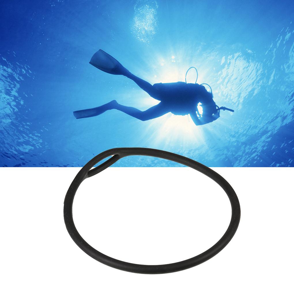 Diving Regulator Folding Scuba Mouthpiece Holder Soft Necklace Ring