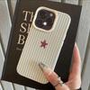 Blue Striped Star Pattern Phone Case For iPhone 17 Pro Max 16 Plus 15 Pro 14 13 12 11 XS XR 17Air Silicone Soft Cover