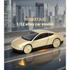 Simulation 1/32 Tesla Cybercab ROBOTAXI Metal Die Cast Car Model, Desktop Decoration Ornaments, Children's Toy Cars, Boys Gifts