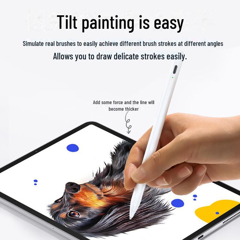 Jiletang White Silicone Capacitive Stylus Pen for Tablet and Mobile Touch Screens