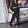 2024 Euro-American Autumn/Winter Casual Long Sleeve Sweatshirt & Pants Set