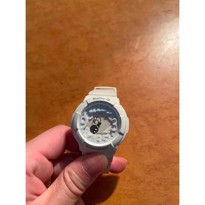 Used CASIO Baby-G White Ladies Watch Movable Item