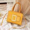 Spring and summer crocodile pattern needle buckle strap color scheme anti-theft small square bag single shoulder oblique span portable