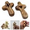 Olived Wood Pocket Crosses Comfort and Prayer Crosses Hand Held Wooden Crosses Small Palms Size Crosses Christian Gift
