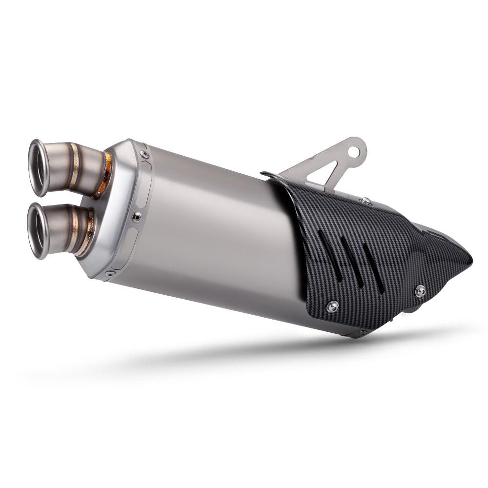 Universal 51MM Motorcycle Exhaust Muffler Escape For R1 er6n sv650 Z800 R1 cb650f cb1000r F850 Z900 S9
