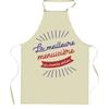 Planetee Carpenter Kitchen Apron World's Best | Original Humorous Gift for Cook Clothing Blouse