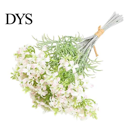 Silk Lilac Stems for Vase Arrangement Artificial Orange Jasmine Flowers, Realistic Murraya Paniculata Flower Bouquets, Cream Style Home Aesthetic