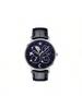 Men's Quartz Watch, Black Dial, Stainless Steel, Genuine Leather Strap, Exquisite Dial, Business Style, High Quality, Suitable T109.610.16.041.00