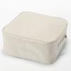 MUJI Soft 35cm x 35cm x 16cm Polyester with Item Number 12403463 Box, Small, (W) (D) (H), Linen, Rectangular, Lid,